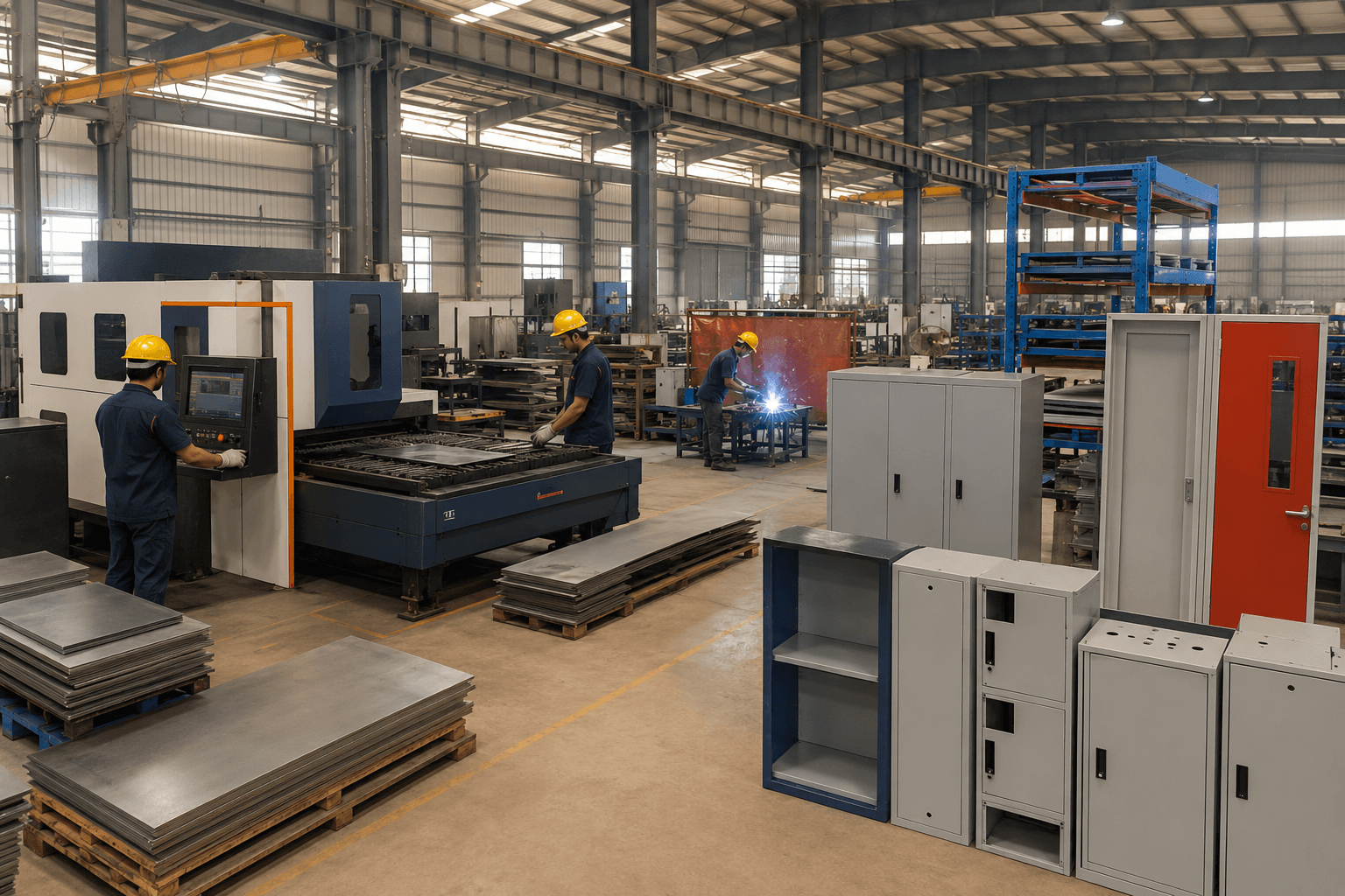 Shree Sai Products metal fabrication factory in Gandhinagar