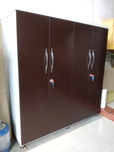 FOUR DOOR METAL DOMESTIC CUPBOARD